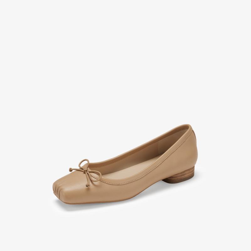 Block Heels | Aliette Ballet Flat  –  Womens Heels Ballet Flats