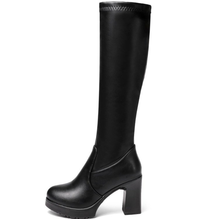 Boots | Equine Knee-High Boot – Black  –  Womens Boots Black