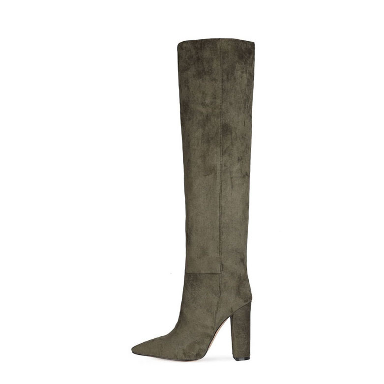 Boots | Muttsee Knee-High Boot – Brown  –  Womens Boots Boots