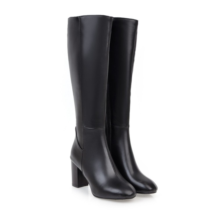 Boots | Satori-Wc Knee-High Boot – Black  –  Womens Boots Black/Black