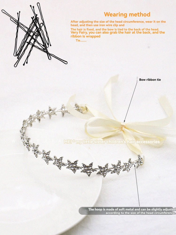 Hair Accessories | Tiarastar Headband  –  Womens Accessories Gold/Clear Multi