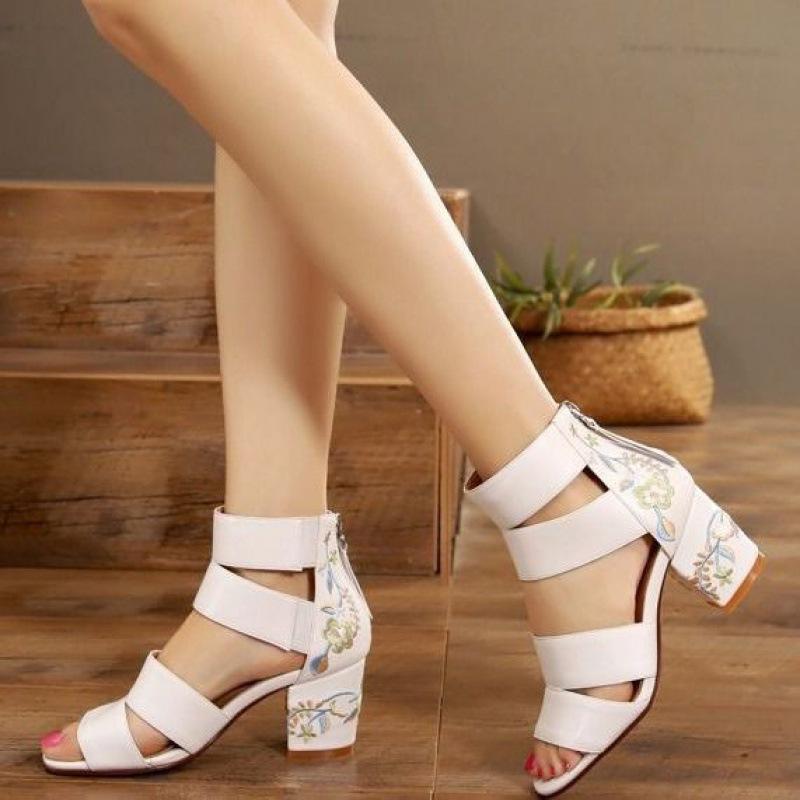 Heels | Enaegyn Strappy Sandal  –  Womens Block Heels Block Heels