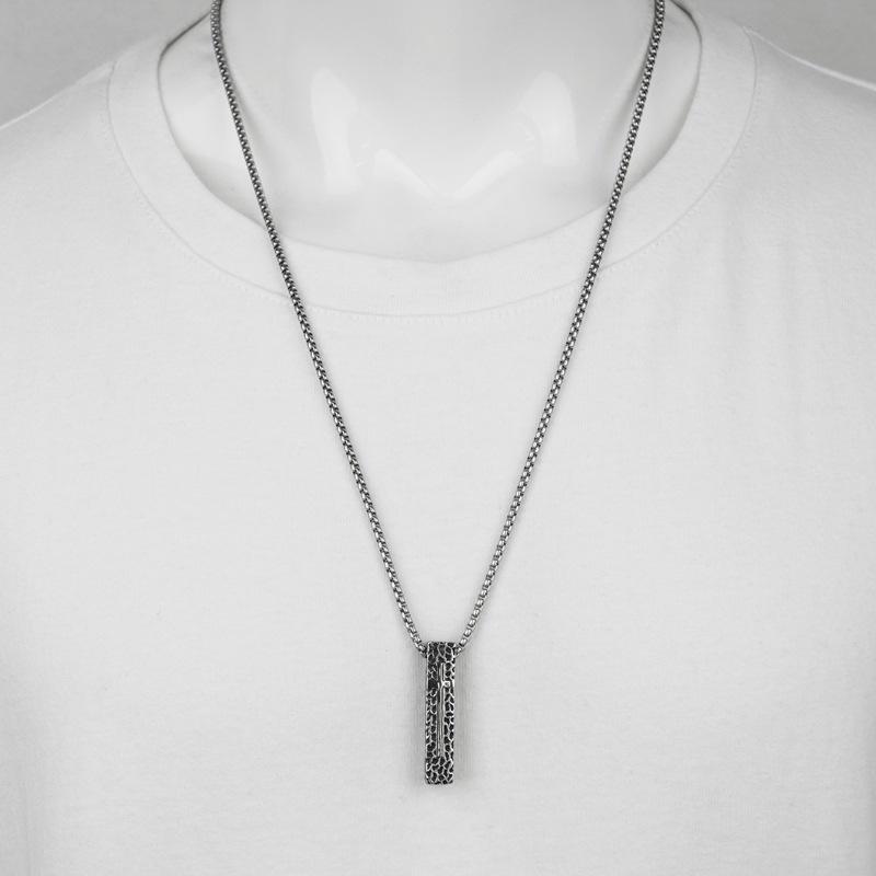 Jewelry & Watches | Heaseth Necklace  –  Mens Accessories Black/Silver Multi