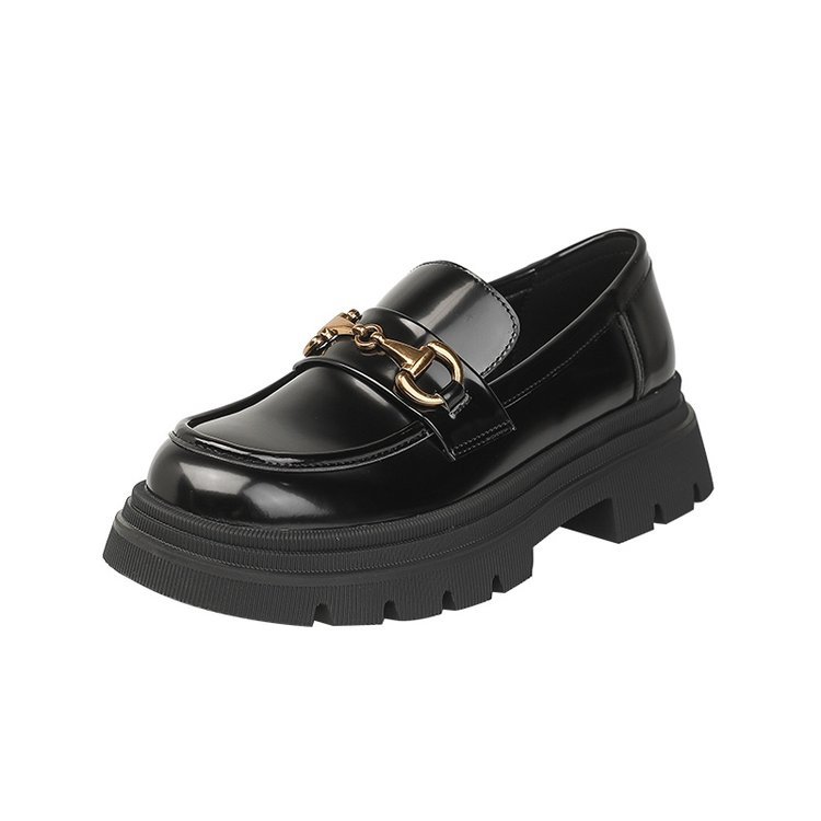 Loafers & Oxfords | Mazey  –  Womens Loafers & Oxfords Black Synthetic Smooth