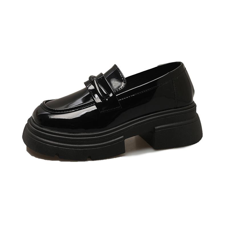 Loafers & Oxfords | Mazey  –  Womens Loafers & Oxfords Black Synthetic Patent