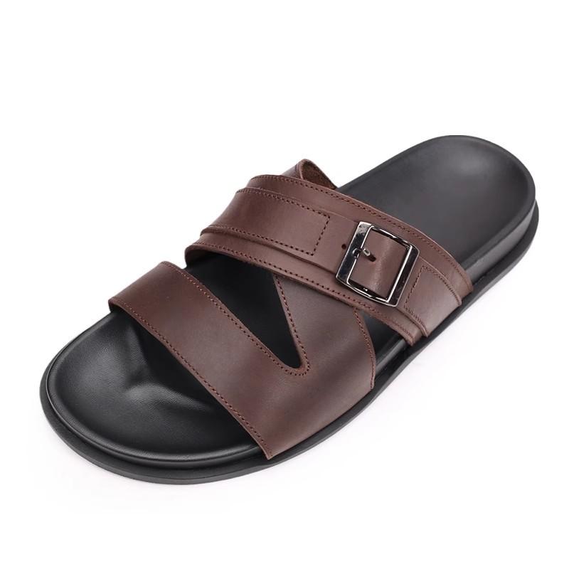 Sandals & Slides | Reefside Slide Sandal  –  Mens Mens Dark Brown