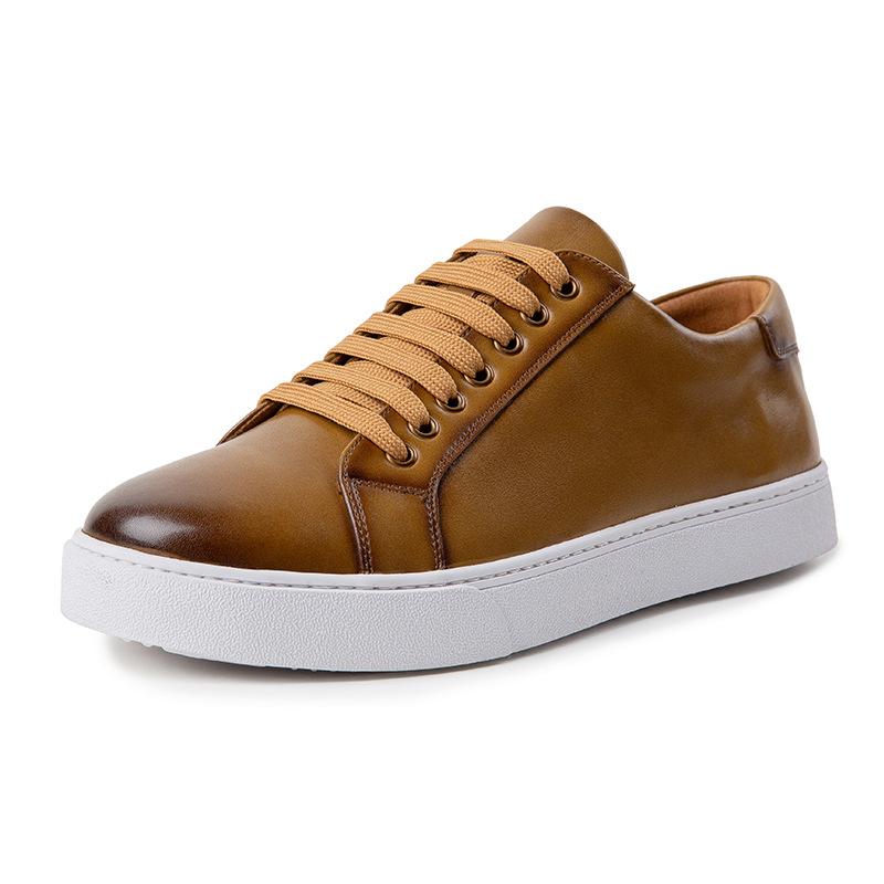 Sneakers | Citywalk Low Top Sneaker – Cup Sole  –  Mens Mens Cognac