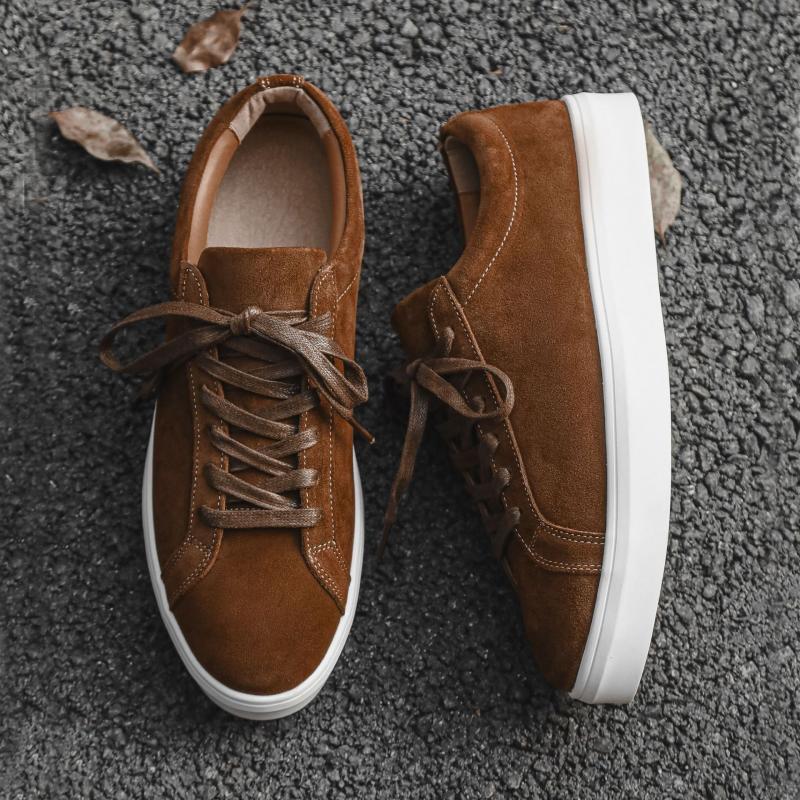 Sneakers | Finespec Low Top Sneaker – Cup Sole  –  Mens Mens Light Brown