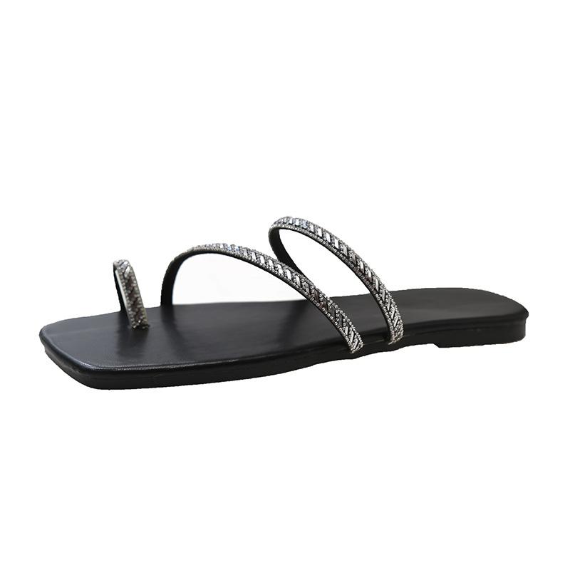 Flat Sandals | Choretha Slide Sandal  –  Womens Flat Sandals Flat Sandals